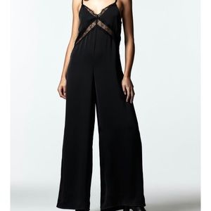 Zara satin effect jumpsuit